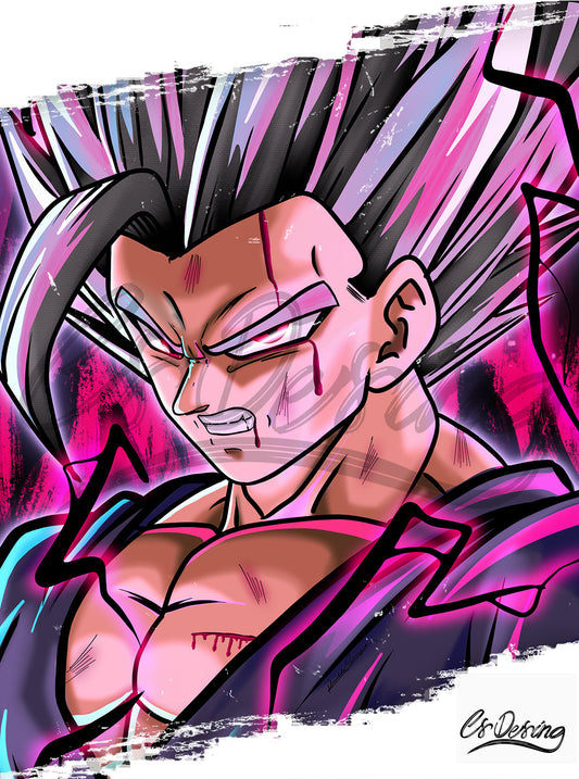 Lámina Gohan Beast