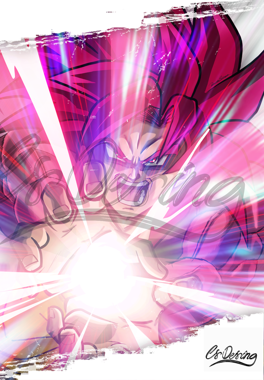 Lámina Goku SSJ4 Daima