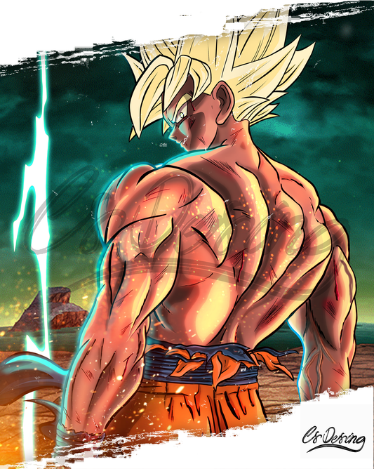 Lámina Goku SSJ Namek